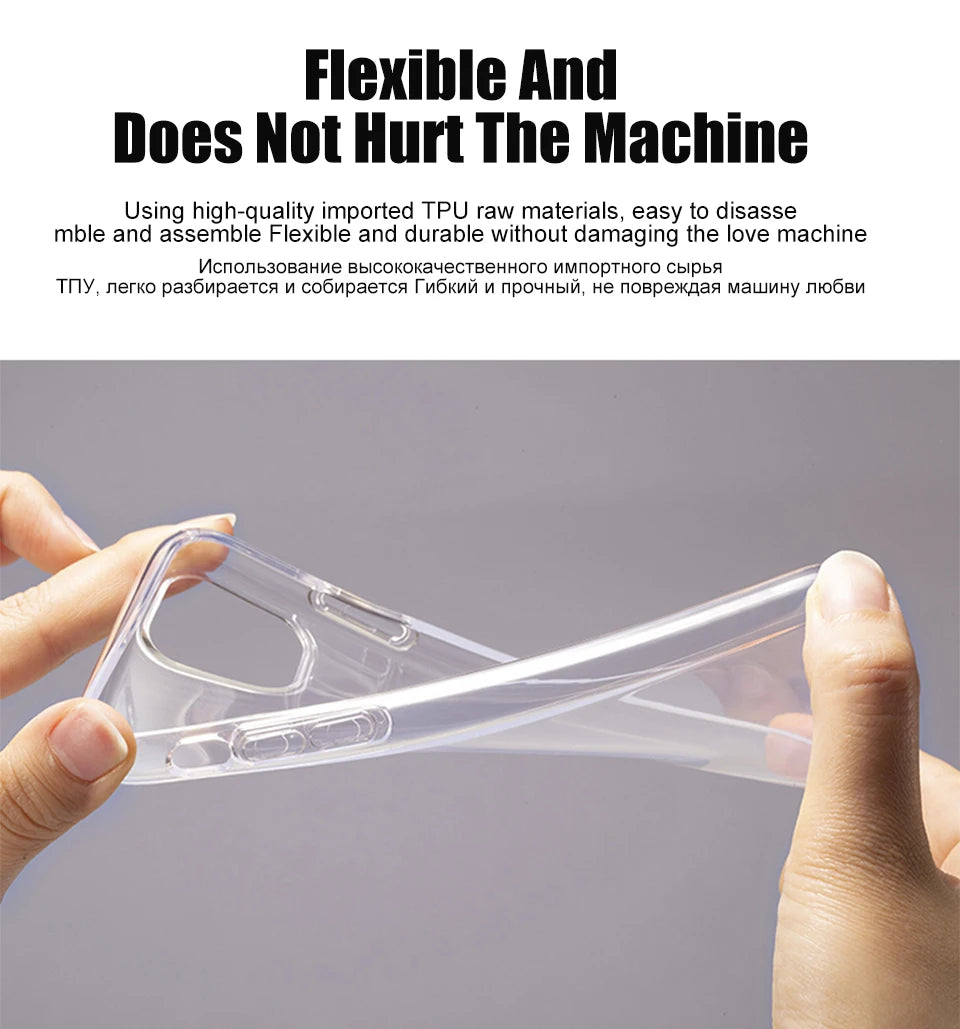 Luxury Clear Silicone Phone Case For iPhone 16 15 14 13 12 11 Pro Max XR X XS 7 8 Plus Shockproof Transparent Bumper Back Cover.