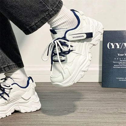 Women's Platform Sneakers 2025 Autumn Outdoor Non Slip Fashion Running Shoes Comfortable Breathable Height Increase Casual Shoes.