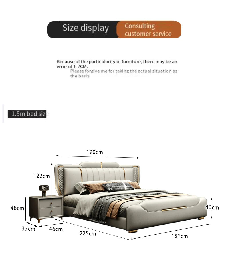 Doppel Full Size Bett rahmen Whitr großes modernes Design Kopfteil Bett Königin Schlafzimmer Luxus Muebles Para Dormitorio nordischen Möbel