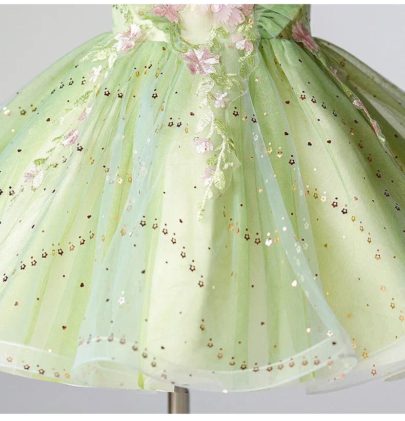 Kind Mädchen Urlaub Kleidung Party kleid für Mädchen Kinder Sommerkleider mit Blumen Kleid.