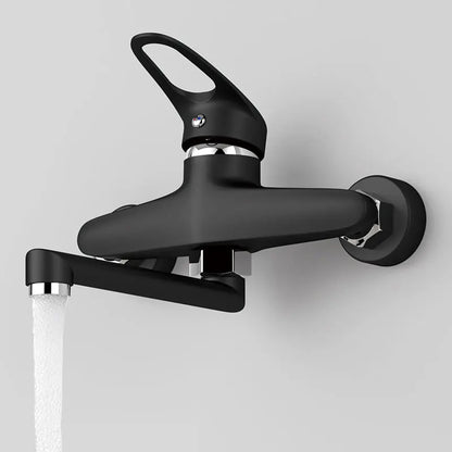 Kitchen Faucet Mixers Wall Mounted Single Handle Mixer Tap Sink Faucet Rotation Hot Cold Water Mixer Mop Pool Tap Basin Faucet