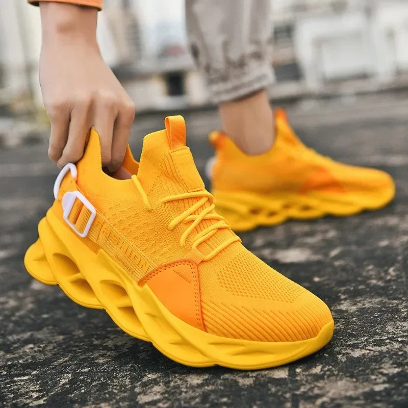 Men Shoes Breathable Fashion Mesh Running Shoes Man High Quality Unisex Light Tennis Baskets Athletic 2023 Sneakers for Men.
