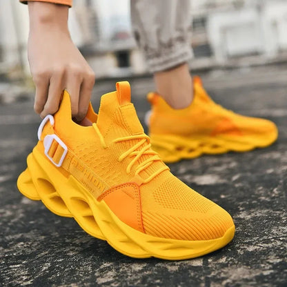 Men Shoes Breathable Fashion Mesh Running Shoes Man High Quality Unisex Light Tennis Baskets Athletic 2023 Sneakers for Men.