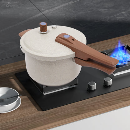 7L 24cm 80kPa Stainless Steel Pressure Cooker Beige Pressure Cooker For Cooking Kitchen Pot For Homes Fast Restaurants Hotels