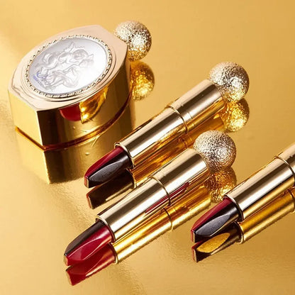 Matte 5Color Matte Lipstick Long-lasting Moisturize 5 in 1 Lip Gloss Not Fading Non Stick Cup Velvet Mist Lipstick Cosmetics Hot.