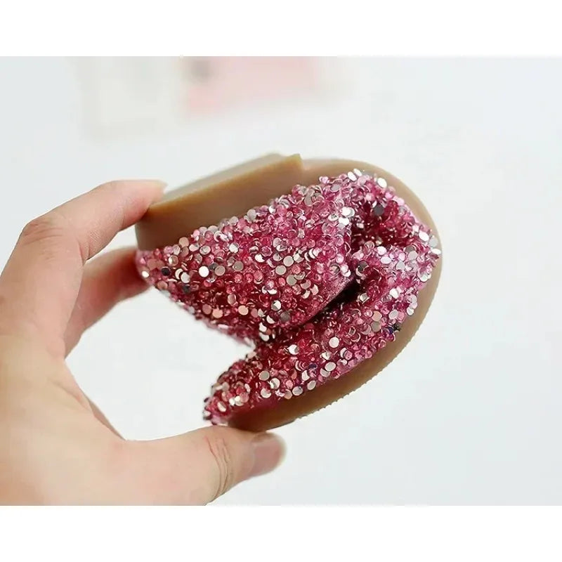 2025 Spring 1 to 12 years old girls dress shoes Beauty Pointed Toe Teen Girl Leather Shoes Bling Princess Wedding Shoes