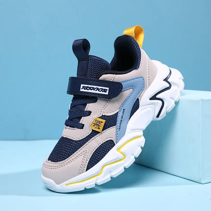 Girl's Fashion Sneakers Lovely Girls Sneaker Outdoor Breathable Mesh Flat Sport Shoes Kids Casual School Walking Shoe Antislip