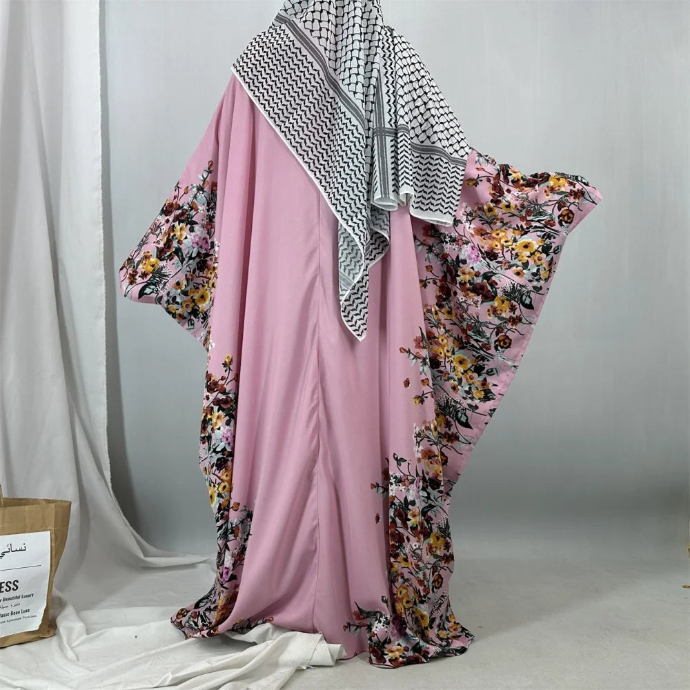 Ramadan Plus Size Abaya Damen Dubai Luxury Islam Arabic Women Muslim Maxi Dresses Clothing Kebaya Kaftan Robe Femme Musulmane.