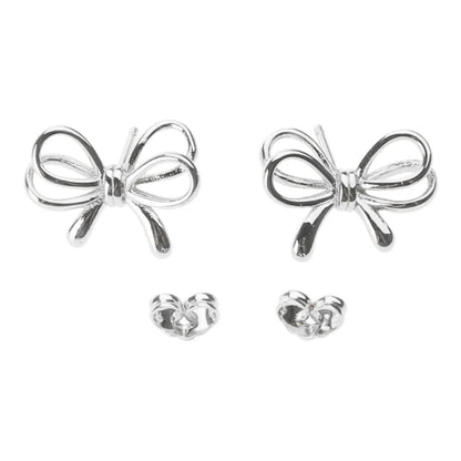 Bowknot Studs Earrings Ear Piercing Jewelry Accessory Stylish Bow Ear Pendant Jewelry for Fashion Enthusiasts.
