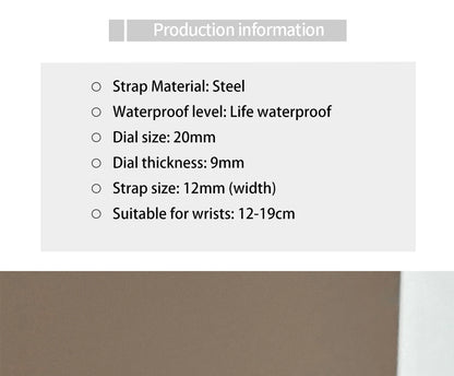 GEDI Watch Gold Silver Diamond Inlaid Steel Strip Women's Wristwatch Vintage Niche Light Luxury Temperament Quartz Watch Woman.