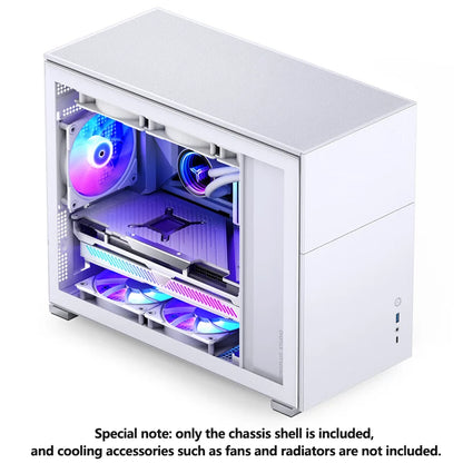 JONSBO Pinecone D31 M-ATX Computer Case Mesh Side Transparent ATX With Display Screen Games Chassis Support 360 Water Cooling