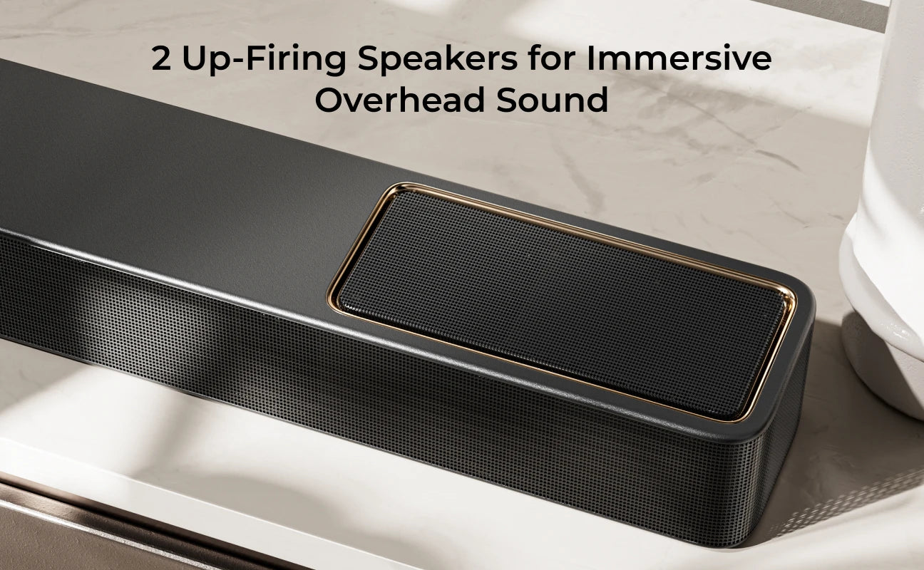 ULTIMEA Skywave X40 5.1.2ch Wireless Surround Sound System for TV with Dolby Atmos, Home Cinema Soundbar with Wireless Subwoofer.