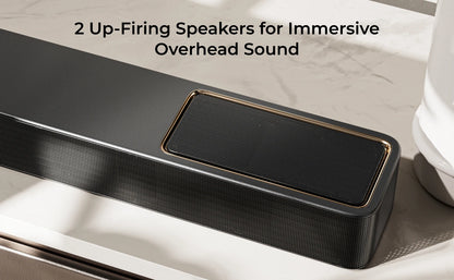 ULTIMEA Skywave X40 5.1.2ch Wireless Surround Sound System for TV with Dolby Atmos, Home Cinema Soundbar with Wireless Subwoofer.