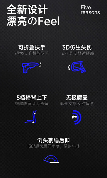 Bequemer ergonomischer Stuhl, drehbare Fußstütze, Räder, luxuriöser Ästhetikstuhl, Executive-Design, moderne Silla-Gamer-Möbel für Erwachsene