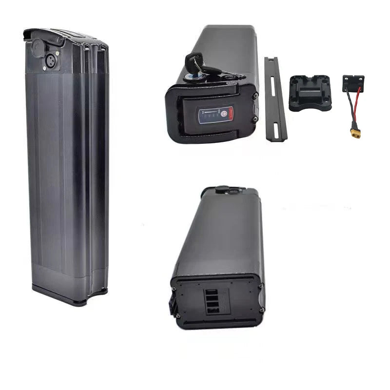 Silver Fish 36V/48V/60V 10Ah 20A lithium battery pack suitable for 1800W handheld folding two wheeled scooter battery+5A charger.