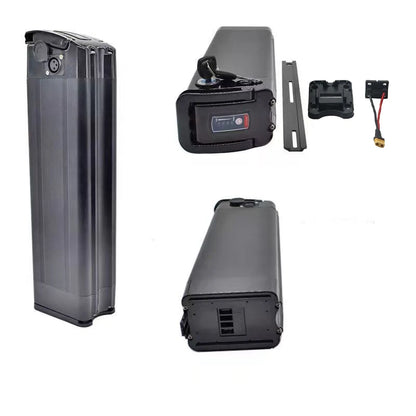 Silver Fish 36V/48V/60V 10Ah 20A lithium battery pack suitable for 1800W handheld folding two wheeled scooter battery+5A charger.