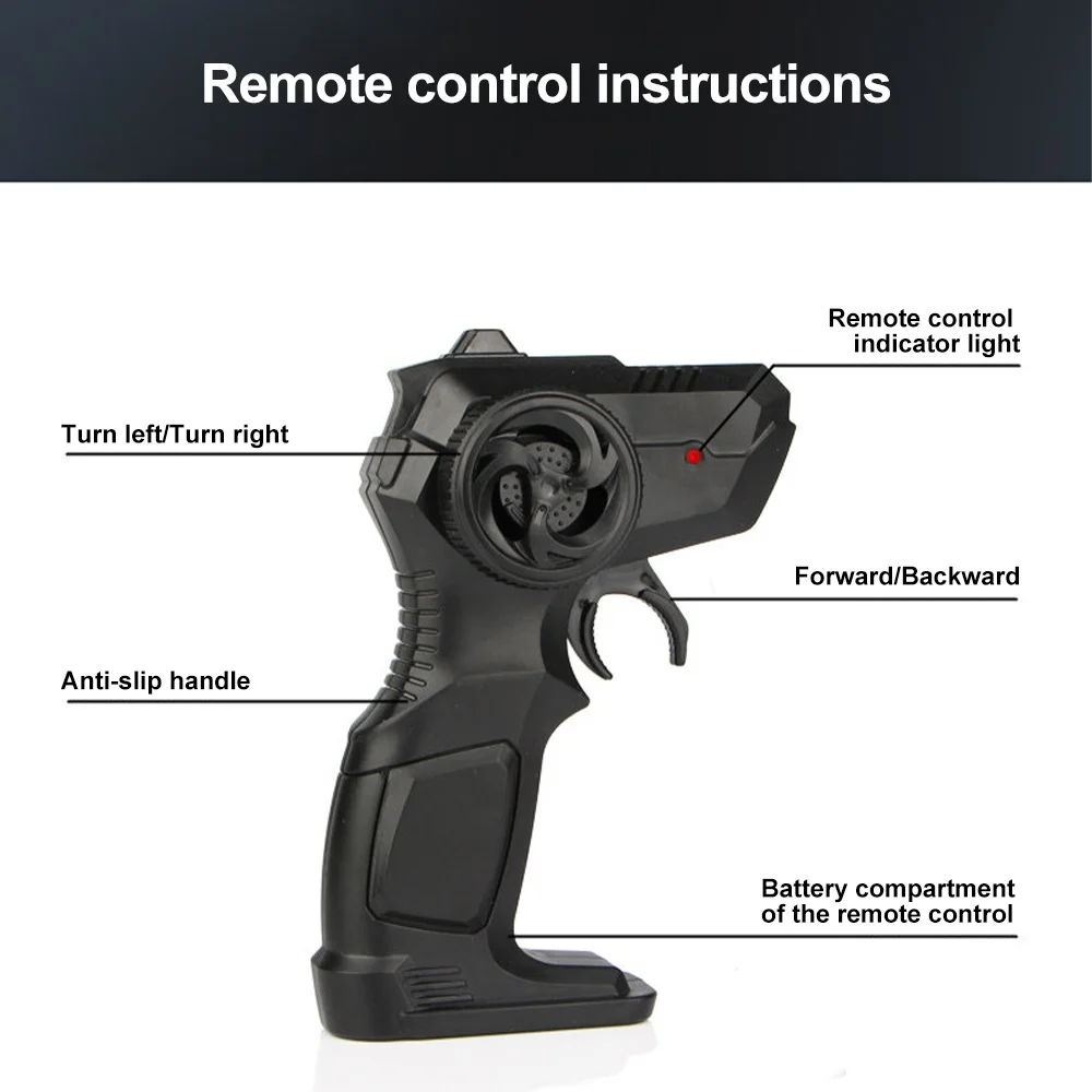 Off-Road vehicle 4WD Drive 2.4GHz Remote Control 45-degree Climbing Car Toy for Sandy Rocky Terrain Gifts for Boys Age 6-12.