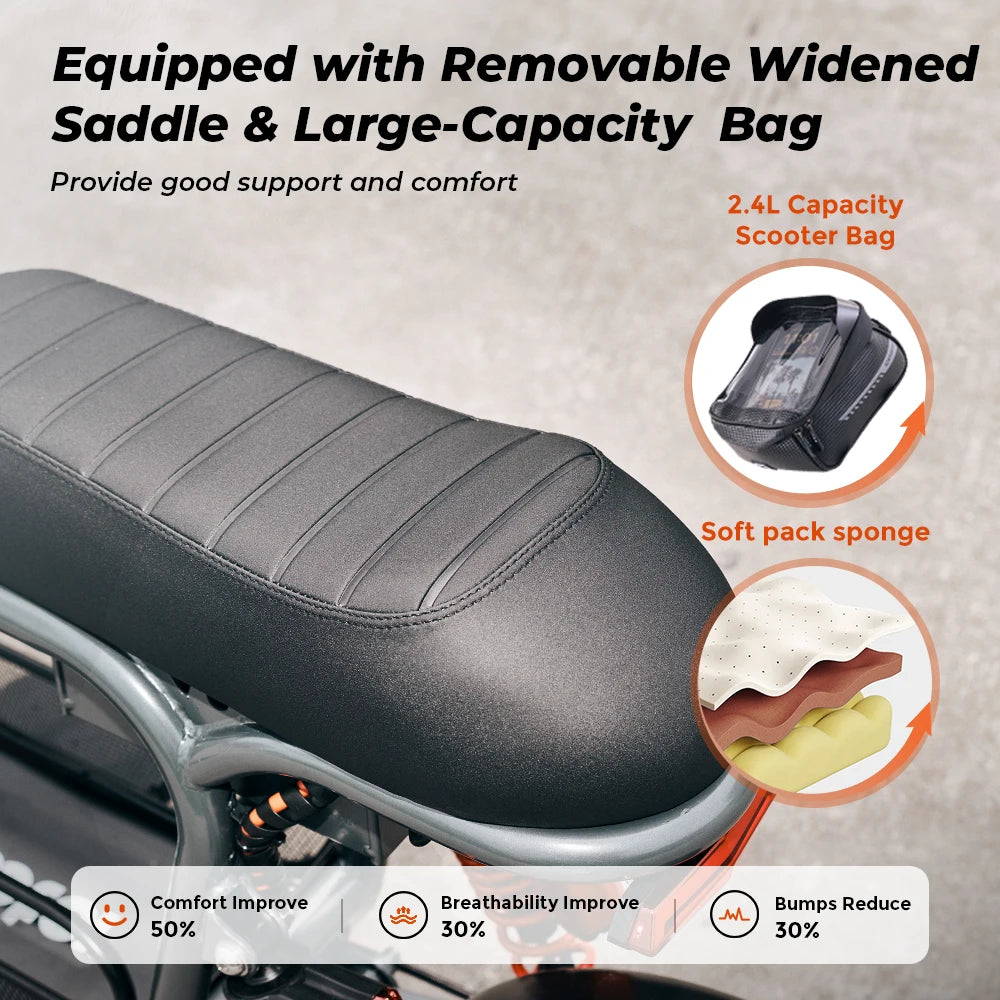 Iscooter DX5 Adult Electric Scooter 1500W 48V 15.6Ah Battery E Scooter 15 Inch Vacuum Inflatable Tires City Electric Scooter.