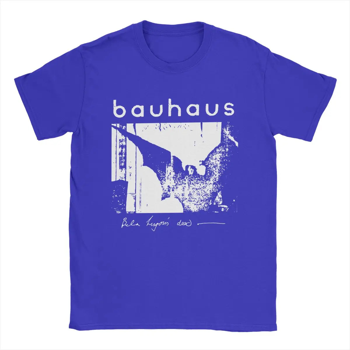 Bauhaus Bat Wings Bela Lugosis Dead T Shirt Men Cotton Amazing T-Shirt Crew Neck Tee Shirt Short Sleeve Tops Adult.