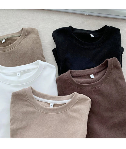 Winter Frauen Pullover T Shirt Frauen Oversize T-Shirt Frau Kleidung Weibliche T Tops Pullover Langarm Rohr Gestrickte T-shirt Top