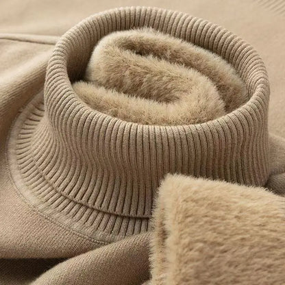 Turtleneck sweater men plus cashmere warm autumn and winter with boys men's black winter sweater base.