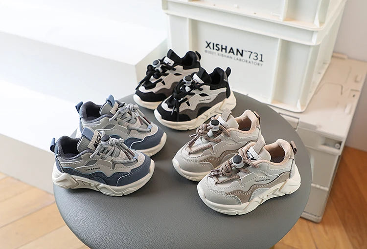 Baby Boys Shoes Kids Casual Sneakers Running Sports Shoes 2023 Spring Autumn Toddlers Boys Girls Shoes Fashion Soft for School.