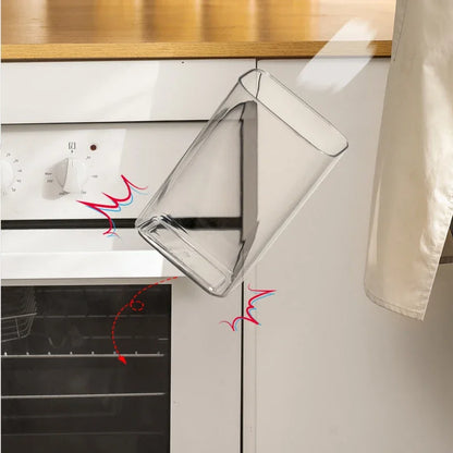 Kitchen Plastic Container Organizer Moisture-Proof Sealed Tank Square Transparent Grain Storage Jar Dried Fruit Snack Box Cans.