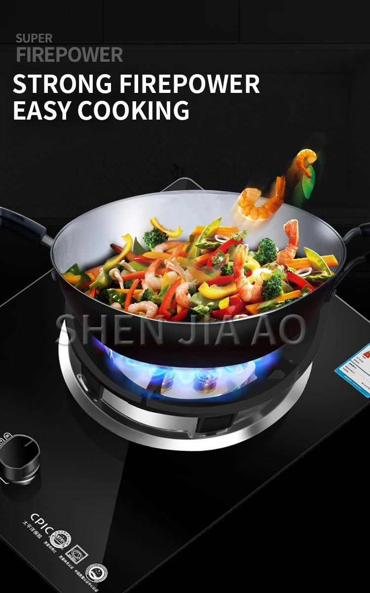 5.2Kw Gas Stove Single Stove Liquefied Petroleum Gas Desktop Embedded Single Natural Gas Gas Stove Household Fierce Fire.