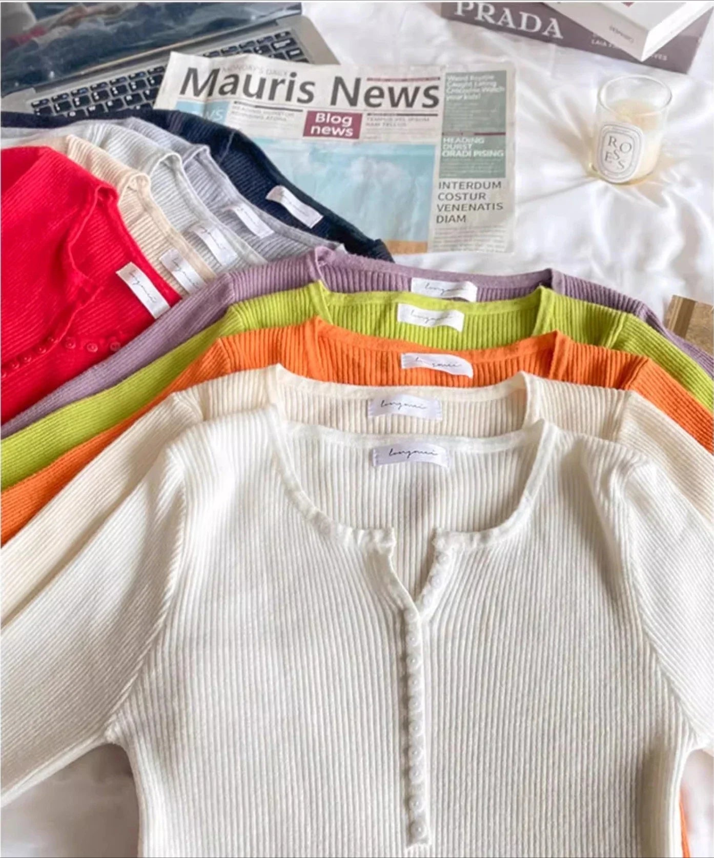 2025 frauen Solide Strick Pullover Herbst Winter Pullover V-ausschnitt Taste Langarm Schlank Pullover Koreanische Casual Basis Schicht Y2k.