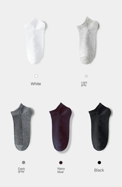10 Pairs Men's Breathable Mesh Summer Short Socks, Sports Versatile Cotton Socks at Discount Price Sports and Casual Wear.