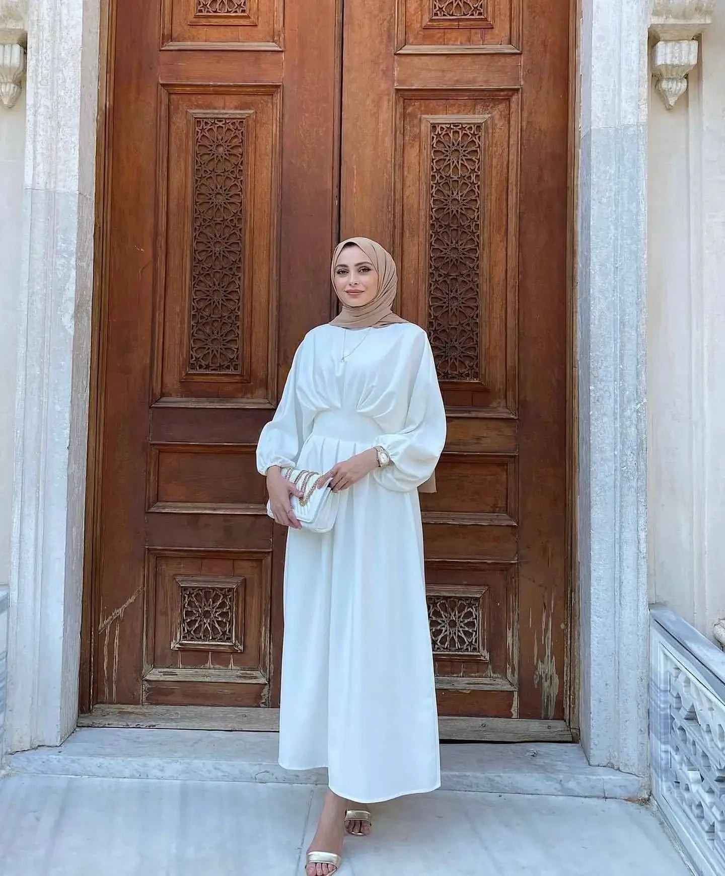 Muslim Modest Dress Kaftan Prayer abaya Ramadan Linen Abaya Dubai Turkey Islam Clothes Women Kebaya Robe Arabe Femme Musulmane.