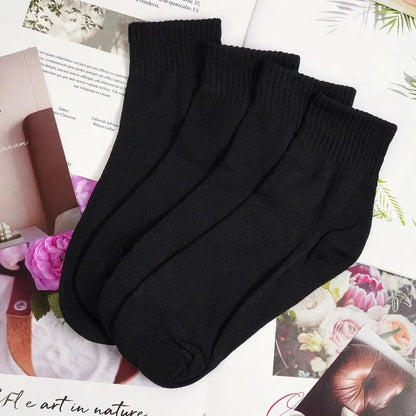 10/5/3MEN'S Mid-calf Socks Cotton Socks for All Seasons, Solid Colour and Versatile.