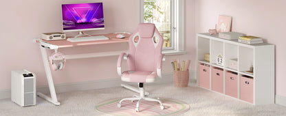 Ergonomisches Design, Gaming-Stuhl, Gamer-Sessel, Büro-Computerstuhl, Neigungsmechanismus, höhenverstellbar, 360° °   Drehbare hohe Rückenlehne