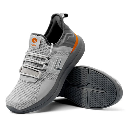 FitVille Herrenschuhe, extra breit, leicht, für geschwollene Füße, orthopädische Fußschmerzlinderung, Straßenlauf- und Wandersneaker