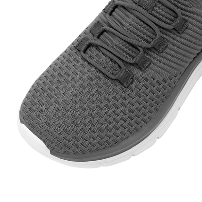 FitVille Herrenschuhe zum Hineinschlüpfen, leichte, breite Breite für Plattfüße, Plantarfasziitis, Fersenschmerzlinderung