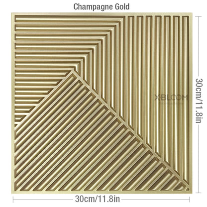 12 Pcs  3D Wall Panel 30x30cm Indoor Wall Decoration Bedroom Living Room background Hotel Office Mural Wall Panel DIY Home Decor
