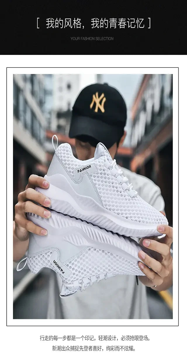 Sommer Tennis Casual Mesh Schuhe Atmungsaktive Hohl training fitness Plattform Weichen Boden Läuft Leichte Vulkanisierte Schuhe.