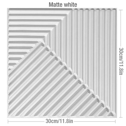 12pcs 30cm 3D textured wall panel 3D wall sticker Wood grain wall decor, suitable for living room, hall, bedroom, hotel, office