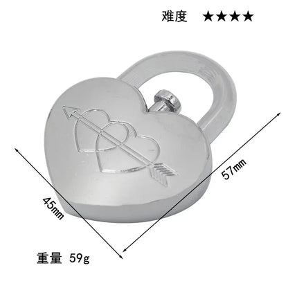 Alloy Metal Unlocking Toys Brain Teaser Metal Puzzle Toys Children Adult Funny Gift IQ Challenge Game.