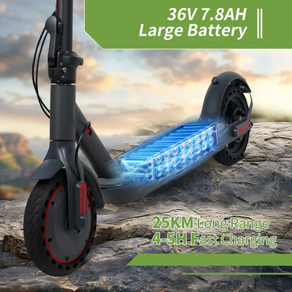 ES80/M365 X1 Electric Scooter 36V 10.5Ah 500W Motor 35KM Long Range 31KM/H 8.5Inch Solid Tires Foldable Smart APP EScooter
