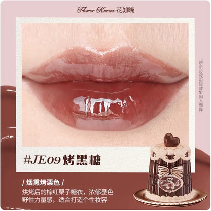 Flower Knows The Sweetie Bear Collection Coating Lip Jelly Lip Cream 5ml Lip Makeup Professional Cosmetics