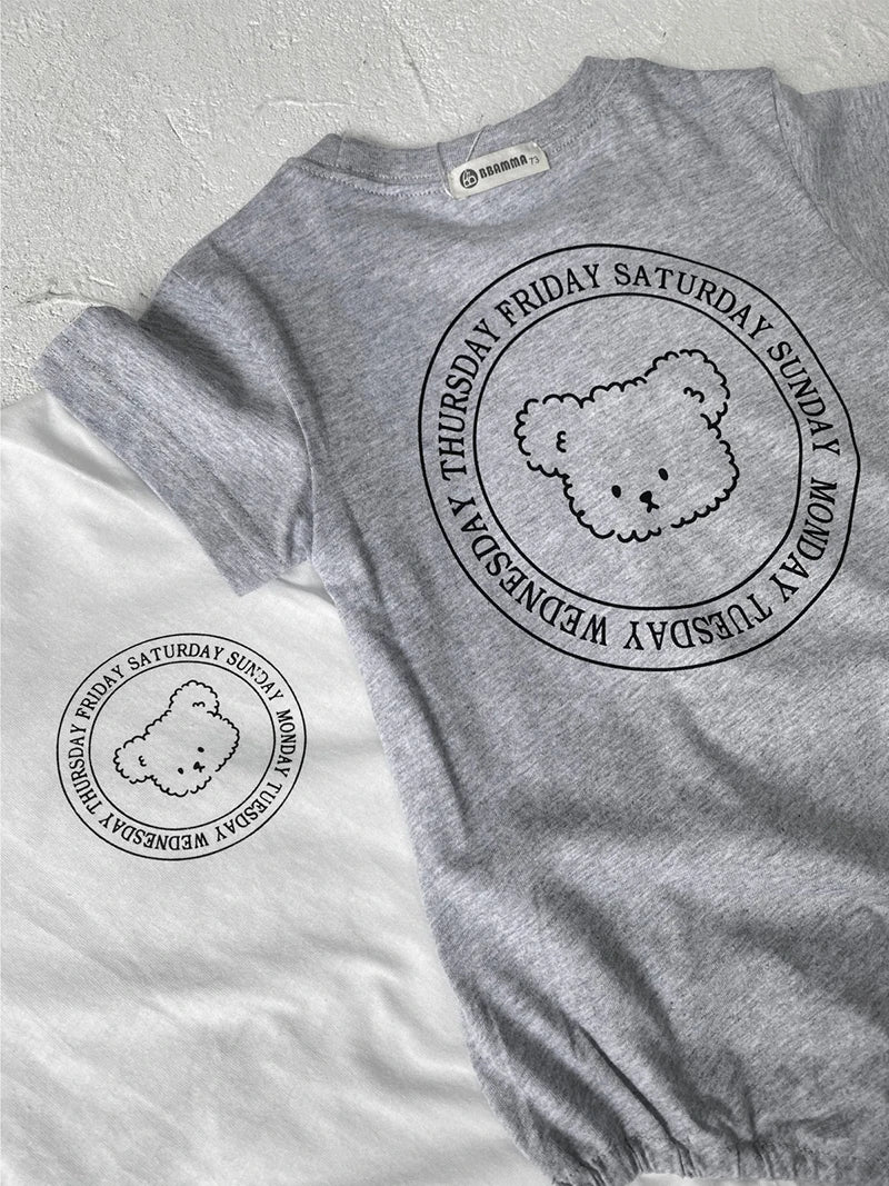 0-2Y Sommer Baby Body Niedlichen Cartoon Gedruckt Einteiliges für Kleinkinder Mädchen und Jungen Baby Kleidung Kleinkind Kurzarm Overall.