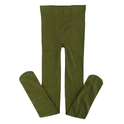 2024 Winter Woman Pantyhose 120D Translucent Wool Sock Pants Stocking Fleece Lined Tights Thermal Pants Legging Fake Pantyhose