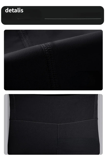 Double Pocket Sports Shorts Women Elastic Slim Shorts Gym Exercise Running High Waist Shorts Summer Yoga Casual Shorts for Women.