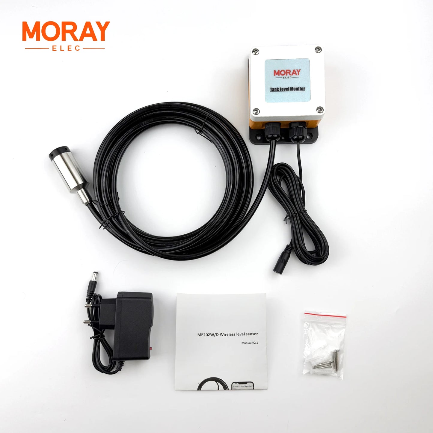 Hot Sale 5M ME202R Tuya APP Intelligent Smart Home LCD Temperature Display WIFI Submersible Water Tank Level Controller.