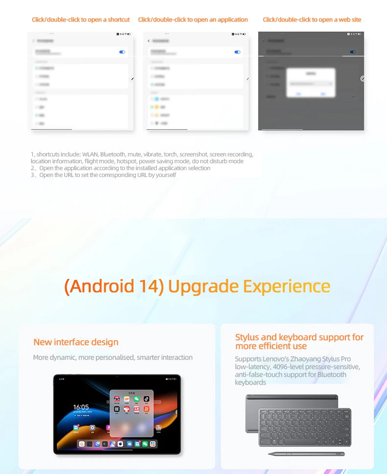 Lenovo K11/plus TB352FC Global Firmware Tablet Global Version 6G+128G WIFI Version Tablet 8600mAh 11.5'' 90Hz 400nits Tablet.