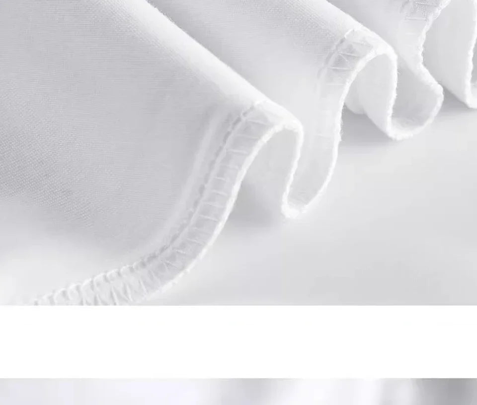 100% pure cotton summer high-end brand men's short sleeve round neck fashionable style half sleeved top breathable T-shirt