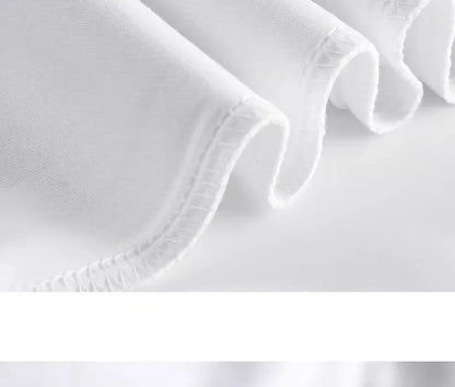 100% pure cotton summer high-end brand men's short sleeve round neck fashionable style half sleeved top breathable T-shirt