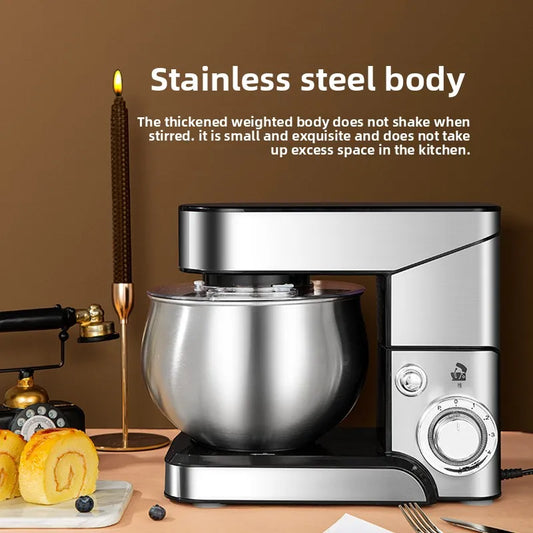 220V Household Electric Dough Mixer Automatic Home Mixer Egg Beater, Kneading Machine, Blender Kitchen Stand Mixer.