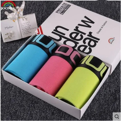 3PCS Weibliche Boyshort boxer frauen Baumwolle Boxer Unterwäsche Damen Atmungsaktive Brief Gürtel Briefs Sport Mädchen Knickers